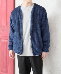 Chesty ノーカラージャケット ブルー系 Chesty ノーカラージャケット ブルー系|mercariメルカリ官方指定