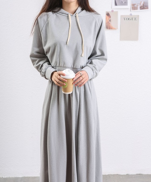 MAISON DE THERESE(メゾン ド テレーズ)の「セットアップ(スウェット+スカート)(セットアップ・レディース・ピンク/ブラック/グレー・M/L)」の3枚目の写真