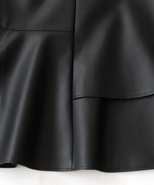 antiqua（アンティカ）の「フェイクレザーマーメイドスカート（スカート・レディース・ブラック・FREE）」の14枚目の写真