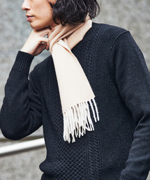 EDIFICE | EDIFICE オリジナル リバーシブル カシミヤマフラー(マフラー)