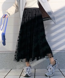 Q | ドットチュールスカート(スカート)