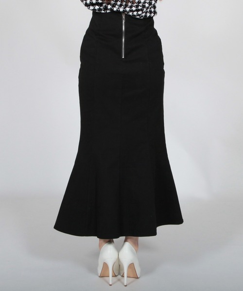 Julia Boutique（ジュリアブティック）の「フロントスリットマーメイドスカート/22642（スカート・レディース・ブラウン系/ブラック/グレー/オートミール・ONE）」の20枚目の写真