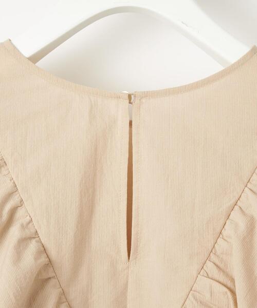 ＜EMMELREFINES＞EMコードボイルラッフルブラウス