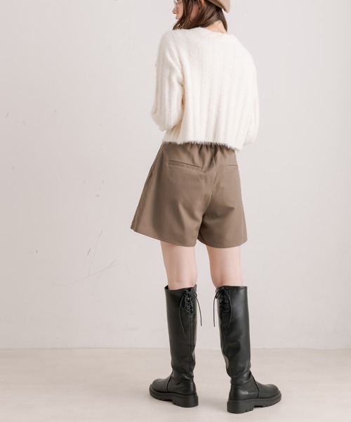 OLIVE des OLIVE（オリーブデオリーブ）の「ビットベルト付きプリーツショートパンツ（その他パンツ・レディース・ブラウン/ブラック/チェック・FREE）」の13枚目の写真