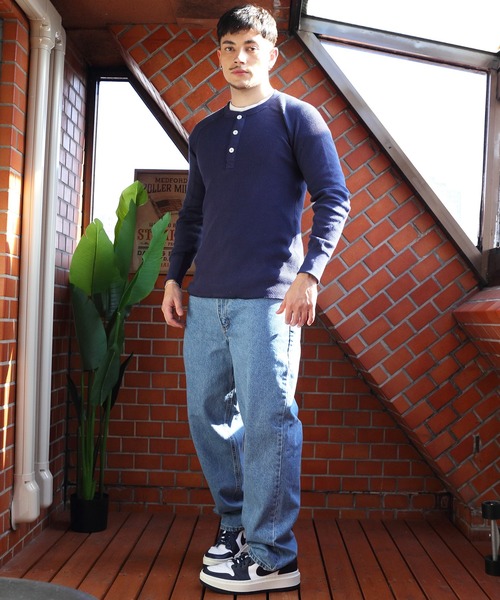 HOUSTON（ヒューストン）の「HOUSTON ヘンリーサーマル（Tシャツ/カットソー・メンズ・ネイビー/オフホワイト/ブラック/グレー・X-LARGE/XX-LARGE/MEDIUM/LARGE）」の21枚目の写真