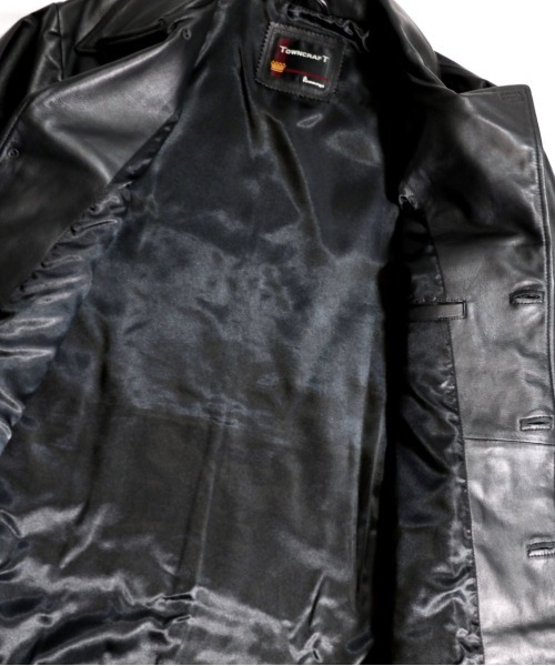 2AM(ツーエイエム)の「【TOWNCRAFT/タウンクラフト】 / LEATHER RANCHER COAT レザーコート(その他アウター・メンズ・ブラック・MEDIUM/LARGE)」の6枚目の写真