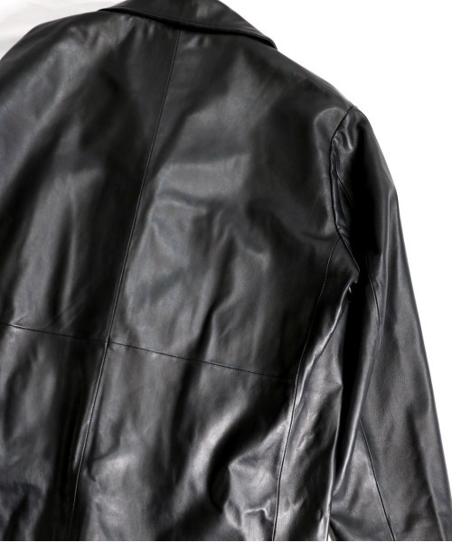 2AM(ツーエイエム)の「【TOWNCRAFT/タウンクラフト】 / LEATHER RANCHER COAT レザーコート(その他アウター・メンズ・ブラック・MEDIUM/LARGE)」の7枚目の写真