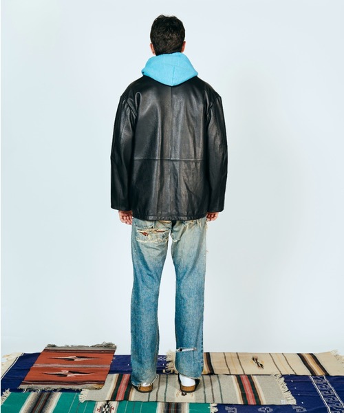 2AM(ツーエイエム)の「【TOWNCRAFT/タウンクラフト】 / LEATHER RANCHER COAT レザーコート(その他アウター・メンズ・ブラック・MEDIUM/LARGE)」の11枚目の写真