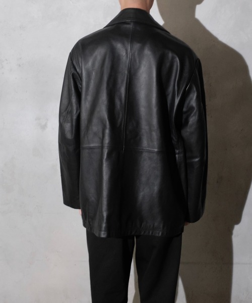 2AM(ツーエイエム)の「【TOWNCRAFT/タウンクラフト】 / LEATHER RANCHER COAT レザーコート(その他アウター・メンズ・ブラック・MEDIUM/LARGE)」の17枚目の写真
