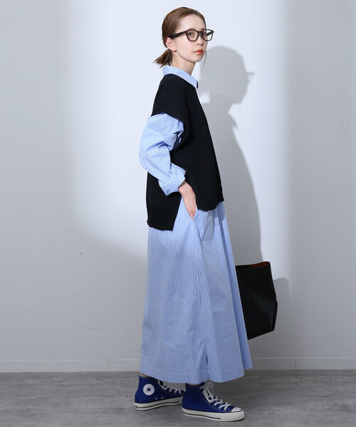 SLOBE IENA（スローブイエナ）の「ラメニットベスト（ベスト・レディース・ブラック・FREE）」の2枚目の写真