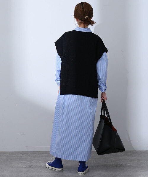 SLOBE IENA（スローブイエナ）の「ラメニットベスト（ベスト・レディース・ブラック・FREE）」の17枚目の写真