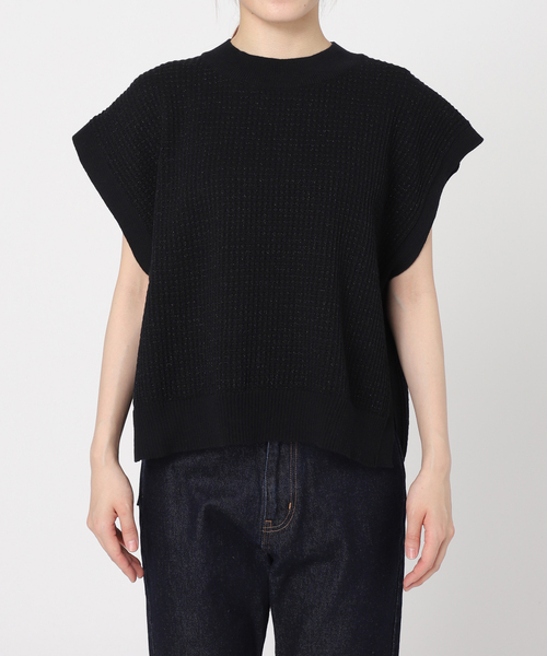 SLOBE IENA（スローブイエナ）の「ラメニットベスト（ベスト・レディース・ブラック・FREE）」の20枚目の写真