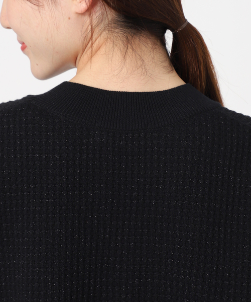 SLOBE IENA（スローブイエナ）の「ラメニットベスト（ベスト・レディース・ブラック・FREE）」の5枚目の写真