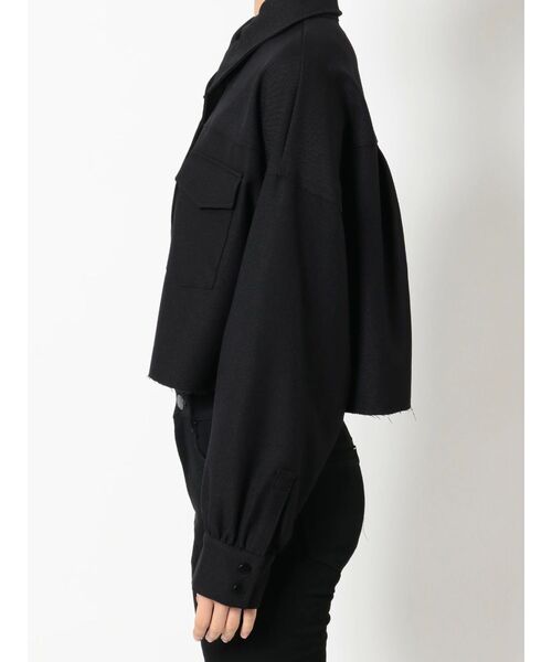 EMODA（エモダ）の「オーバークロップドシャツ（シャツ/ブラウス・レディース・ホワイト/ブラック/ブルー/その他・FREE）」の16枚目の写真