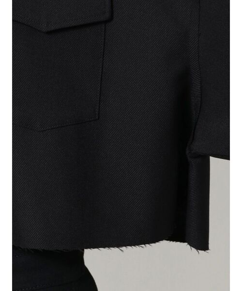 EMODA（エモダ）の「オーバークロップドシャツ（シャツ/ブラウス・レディース・ホワイト/ブラック/ブルー/その他・FREE）」の7枚目の写真