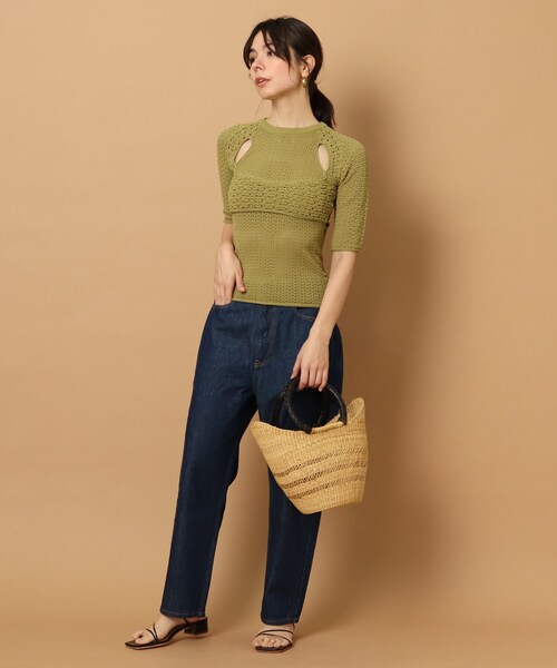 DRESSTERIOR（ドレステリア）の「◆MARCHE BAG　ボルガバスケット M（ハンドバッグ・レディース・ベージュ・00）」の6枚目の写真