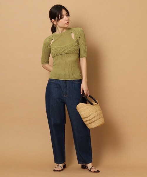 DRESSTERIOR（ドレステリア）の「◆MARCHE BAG　ボルガバスケット M（ハンドバッグ・レディース・ベージュ・00）」の7枚目の写真