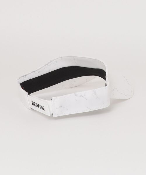 ブリーフィング BRIEFING MENS TIE DYE VISOR ホワイト BRIEFING（ブリーフィング）の「【ブリーフィングゴルフ】MENS