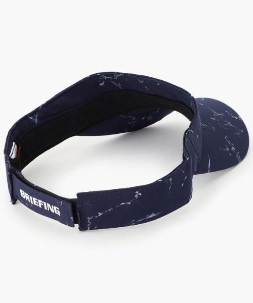 ブリーフィング BRIEFING MENS TIE DYE VISOR ホワイト BRIEFING（ブリーフィング）の「【ブリーフィングゴルフ】MENS