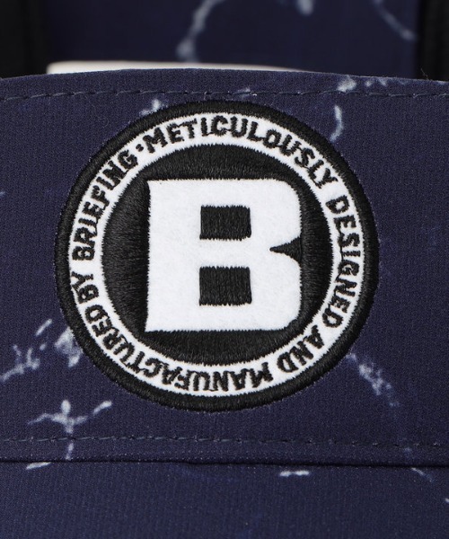 BRIEFING（ブリーフィング）の「【ブリーフィングゴルフ】MENS TIE DYE VISOR（サンバイザー・メンズ・ブラック/ホワイト/ネイビー・FREE）」の12枚目の写真
