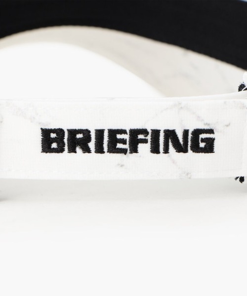 ブリーフィング BRIEFING MENS TIE DYE VISOR ホワイト BRIEFING（ブリーフィング）の「【ブリーフィングゴルフ】MENS