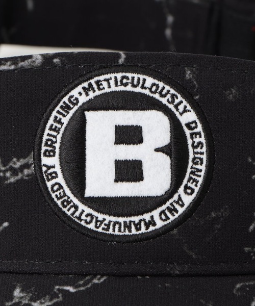 ブリーフィング BRIEFING MENS TIE DYE VISOR ホワイト BRIEFING（ブリーフィング）の「【ブリーフィングゴルフ】MENS