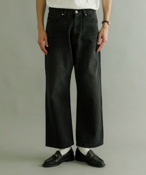 URBAN RESEARCH（アーバンリサーチ）の「URBAN RESEARCH iD　WIDE FIT DENIM（デニムパンツ・メンズ・ブラック系その他/ブルー系その他・MEDIUM/LARGE）」の8枚目の写真