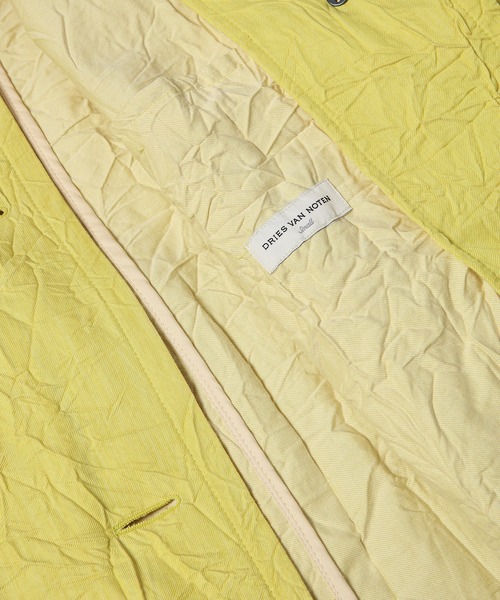 DRIES VAN NOTEN（ドリスヴァンノッテン）の「RINKS BIS 6036 W.W.COAT LIM（ステンカラーコート・レディース・グリーン系その他2・XS/S）」の3枚目の写真