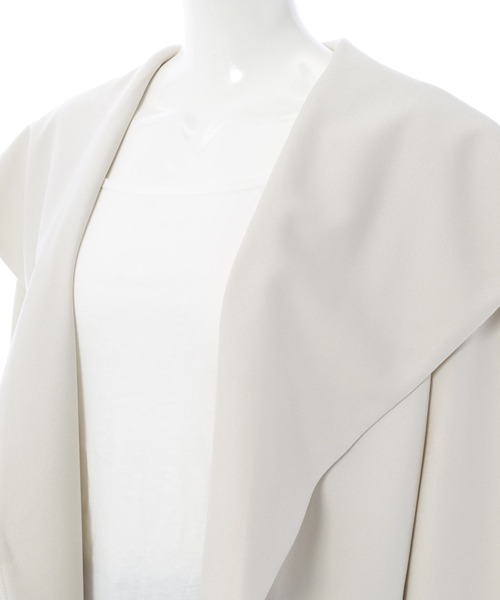 Edit Sheen（エディットシーン）の「セーラーカラーミドル丈コート（その他アウター・レディース・ベージュ/オフホワイト・M）」の15枚目の写真