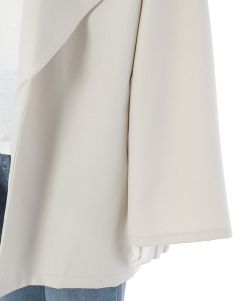 Edit Sheen（エディットシーン）の「セーラーカラーミドル丈コート（その他アウター・レディース・ベージュ/オフホワイト・M）」の16枚目の写真