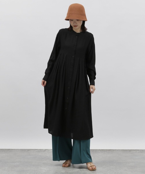 LAKOLE（ラコレ）の「バンドカラーシャツワンピース / 185885