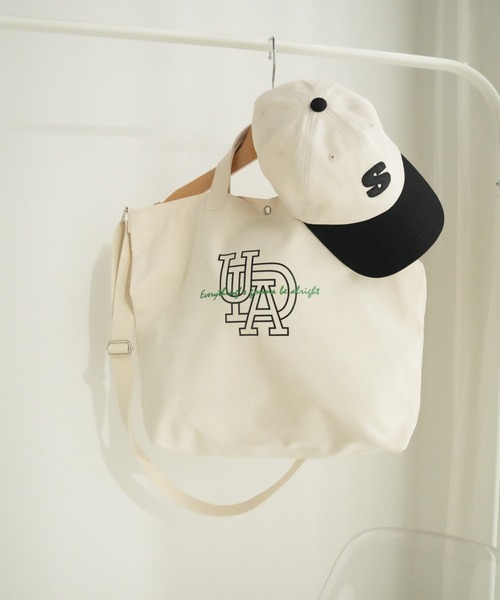 WEGO（ウィゴー）の「WEGO/2wayキャンバストート（ショルダーバッグ・レディース・その他1/その他2/その他3/その他4/その他5/その他6/その他12/その他9/その他13/その他8/その他11/その他7/その他10/その他19/その他22/その他17/その他14/その他18/その他21/その他20/その他15/その他16/その他23・FREE）」の5枚目の写真