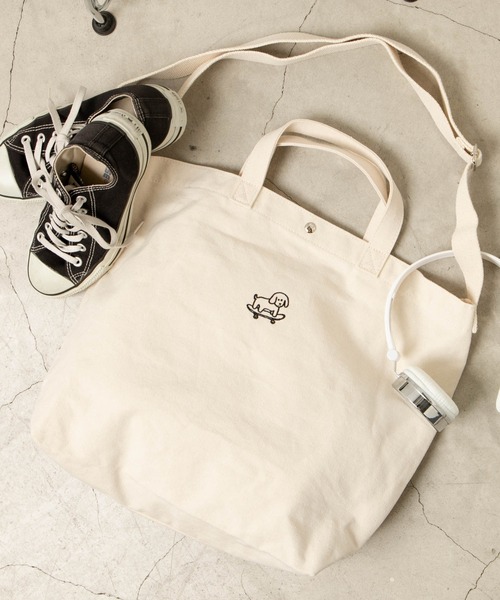 WEGO（ウィゴー）の「WEGO/2wayキャンバストート（ショルダーバッグ・レディース・その他1/その他2/その他3/その他4/その他5/その他6/その他12/その他9/その他13/その他8/その他11/その他7/その他10/その他19/その他22/その他17/その他14/その他18/その他21/その他20/その他15/その他16/その他23・FREE）」の11枚目の写真