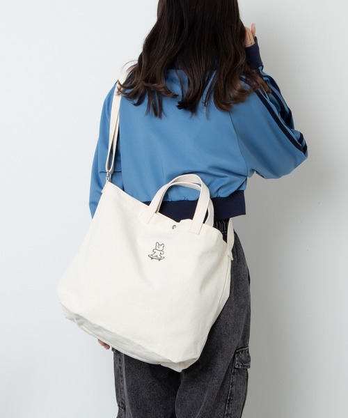 WEGO（ウィゴー）の「WEGO/2wayキャンバストート（ショルダーバッグ・レディース・その他1/その他2/その他3/その他4/その他5/その他6/その他12/その他9/その他13/その他8/その他11/その他7/その他10/その他19/その他22/その他17/その他14/その他18/その他21/その他20/その他15/その他16/その他23・FREE）」の14枚目の写真