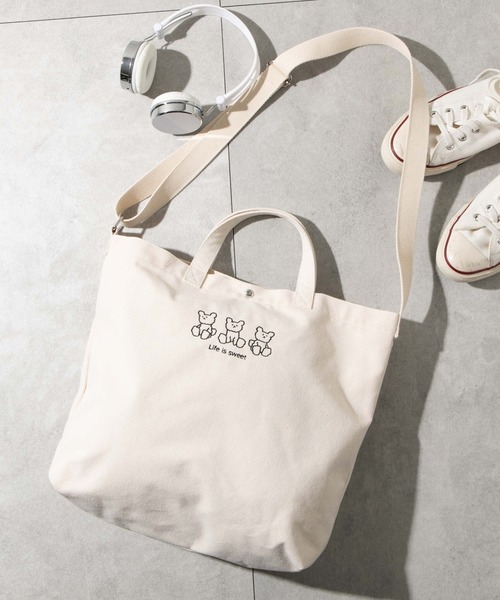 WEGO（ウィゴー）の「WEGO/2wayキャンバストート（ショルダーバッグ・レディース・その他1/その他2/その他3/その他4/その他5/その他6/その他12/その他9/その他13/その他8/その他11/その他7/その他10/その他19/その他22/その他17/その他14/その他18/その他21/その他20/その他15/その他16/その他23・FREE）」の15枚目の写真