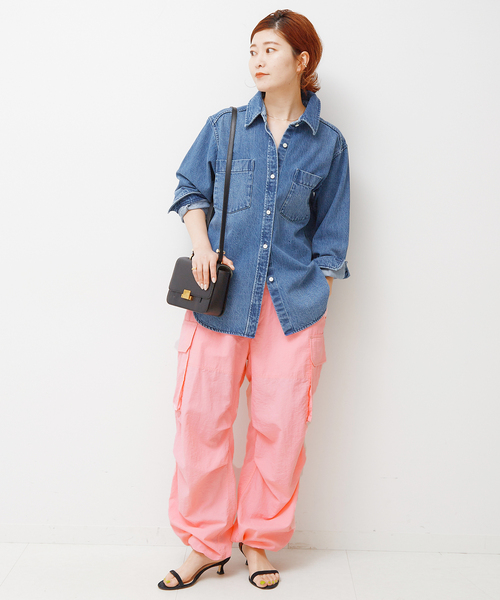 ARMY TWILL(アーミーツイル)の「【ARMY TWILL/アーミーツイル】別注カーゴパンツ(カーゴパンツ・レディース・ピンク/ホワイト/イエロー・FREE)」の13枚目の写真
