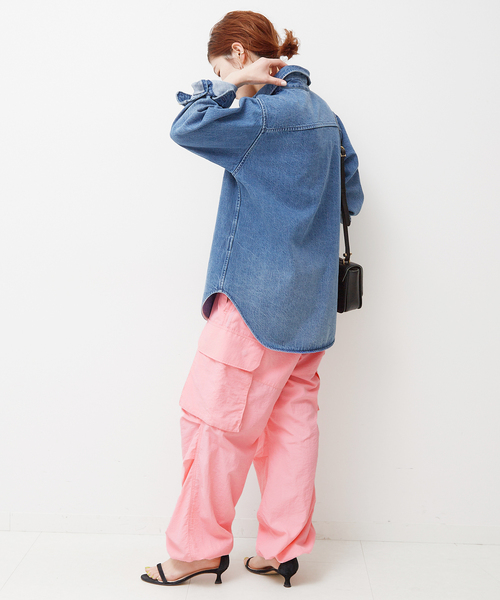 ARMY TWILL(アーミーツイル)の「【ARMY TWILL/アーミーツイル】別注カーゴパンツ(カーゴパンツ・レディース・ピンク/ホワイト/イエロー・FREE)」の14枚目の写真