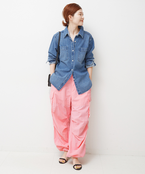 ARMY TWILL(アーミーツイル)の「【ARMY TWILL/アーミーツイル】別注カーゴパンツ(カーゴパンツ・レディース・ピンク/ホワイト/イエロー・FREE)」の16枚目の写真