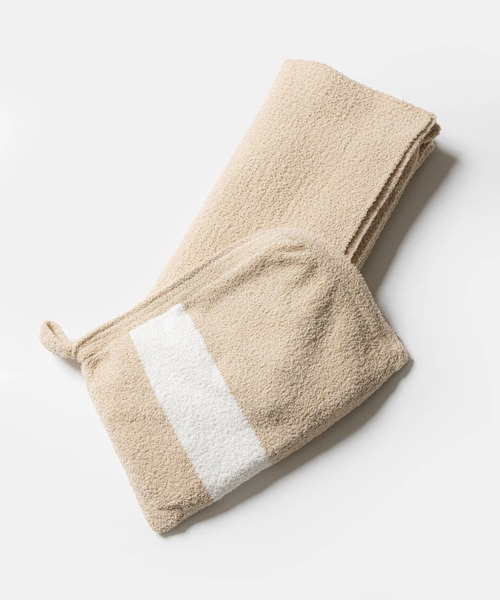 セール】Kashwere THROW MINI IN STRIPED POUCH カシウエア