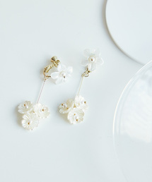 ROPE' PICNIC | シェルフラワーロングイヤリング(イヤリング)