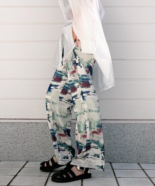 Q（キュー）の「graffitiリラックスパンツ（その他パンツ）」 - WEAR