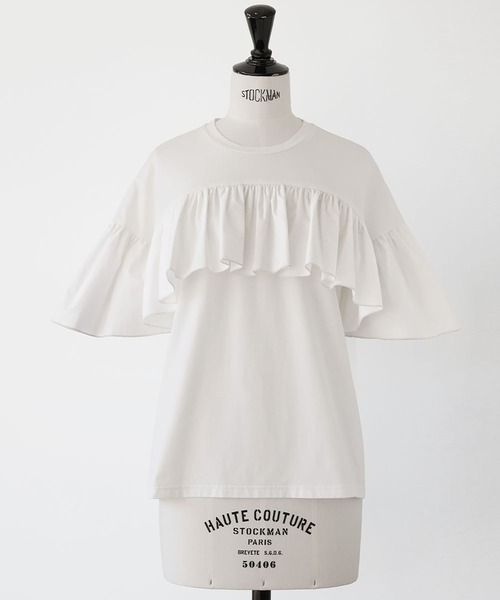 専用♡イタリア購入 ふわふわシフォンドッキングプリーテッドドルマントップス Chez toi - 新品 タグ付き♡シェトワ ドルマントップスの通販 by