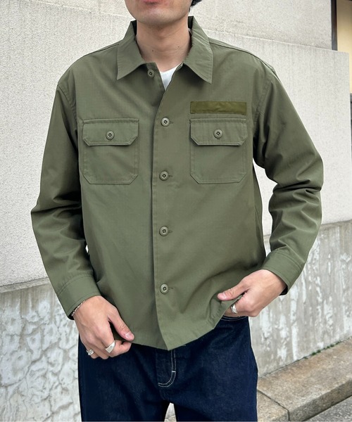 CPCM（シーピーシーエム）の「バック刺繍ミリタリーシャツ（シャツ