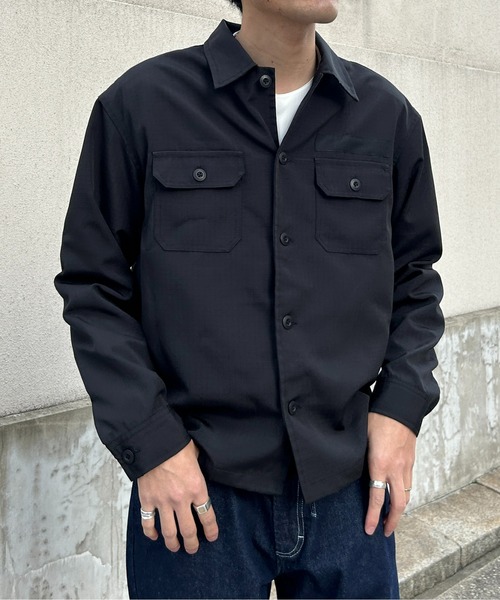 CPCM（シーピーシーエム）の「バック刺繍ミリタリーシャツ（シャツ/ブラウス・メンズ・ブラック/カーキ・MEDIUM/LARGE）」の8枚目の写真