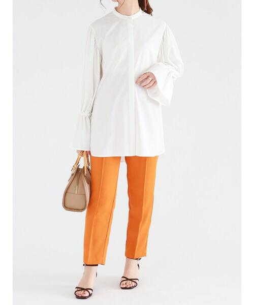 Te chichi（テチチ）の「袖リボンキャンディースリーブブラウス（シャツ/ブラウス・レディース・オフホワイト/サックスブルー/ブラック・ﾌﾘ-）」の5枚目の写真