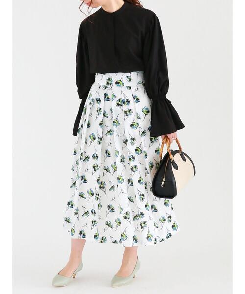 Te chichi（テチチ）の「袖リボンキャンディースリーブブラウス（シャツ/ブラウス・レディース・オフホワイト/サックスブルー/ブラック・ﾌﾘ-）」の6枚目の写真