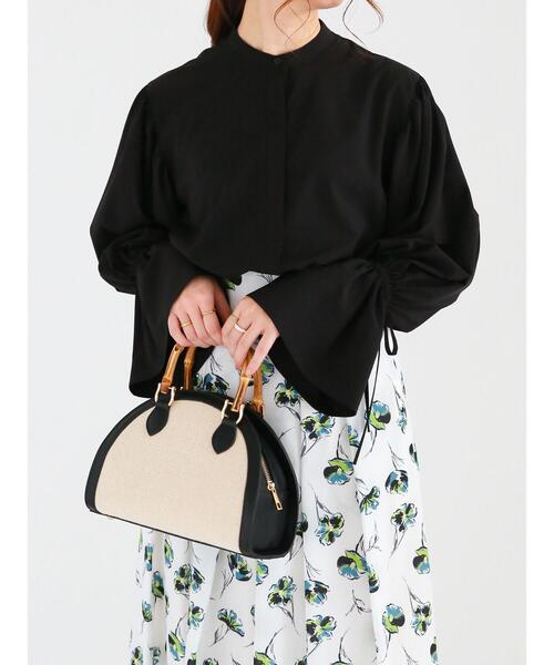 Te chichi（テチチ）の「袖リボンキャンディースリーブブラウス（シャツ/ブラウス・レディース・オフホワイト/サックスブルー/ブラック・ﾌﾘ-）」の7枚目の写真