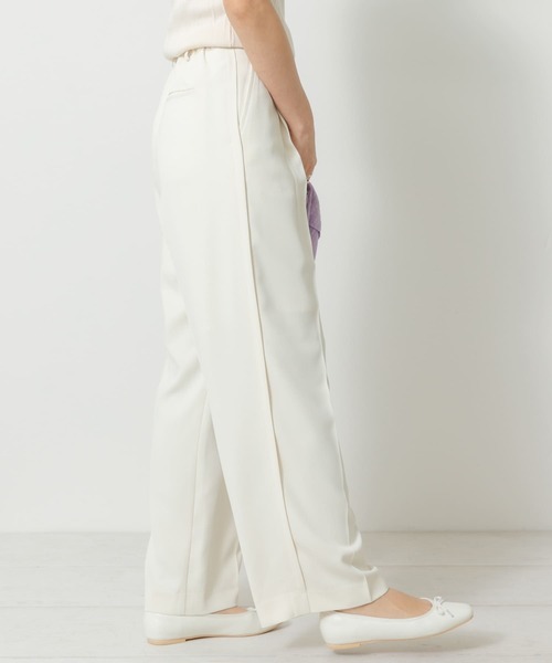 URBAN RESEARCH Sonny Label(アーバンリサーチサニーレーベル)の「ジョーゼットストレートパンツ(その他パンツ・レディース・ブラック/オフホワイト/グリーン・36/38)」の9枚目の写真