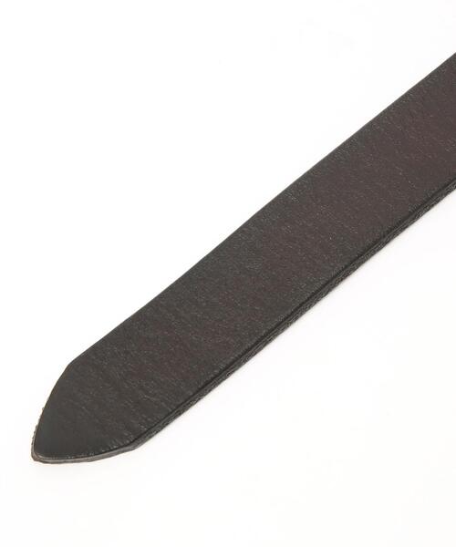 coen（コーエン）の「レザーピンレスナローベルト（ベルト・レディース・ダークブラウン/ブラック・FREE）」の4枚目の写真