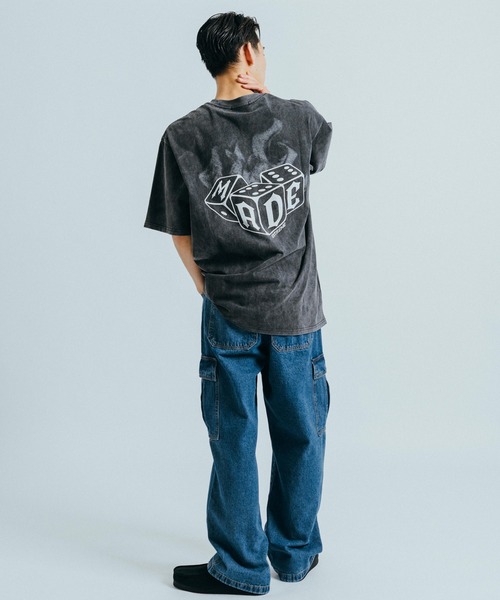 Ressaca(レサーカ)の「オーバーサイズ バックプリントグラフィックロゴ クルーネック半袖Tシャツ(Tシャツ/カットソー・メンズ・ブラック/ベージュ/ブラック系その他/ベージュ系その他・XXL/M/L/XL)」の12枚目の写真